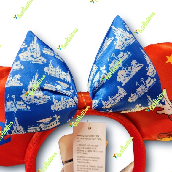 DISNEY PARIS 30TH ANNIVERSARY EURO DISNEY 1992 RETRO EARS HEADBAND - Picture 2 of 5